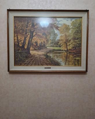 quadro con poster boschivo