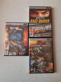 Set 3 giochi pc sigillati.