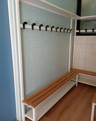 panchine per spogliatoi palestra