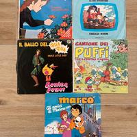 Lotto 45 giri - vinili per bambini e artisti vari
