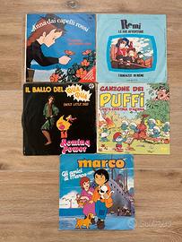 Lotto 45 giri - vinili per bambini e artisti vari