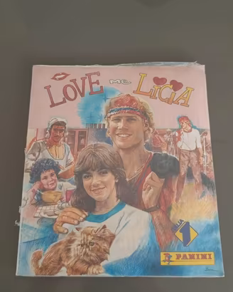 album figurine love me licia 1986 blisterato + set