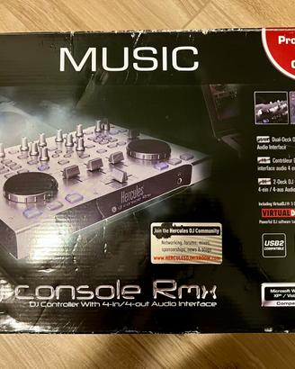 Console dj Hercules RMX completa