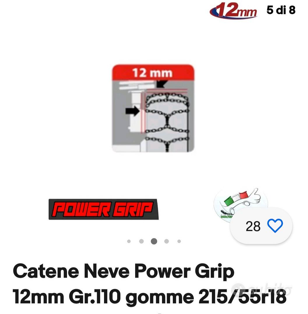 Catene da neve per auto 215/55 r18 spessore 12mm - Accessori Auto