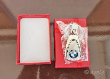 Portachiavi in acciaio con logo BMW Motorsport