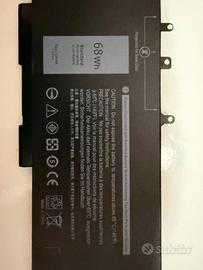 7.6V 68Wh GJKNX Batteria per Dell Latitude