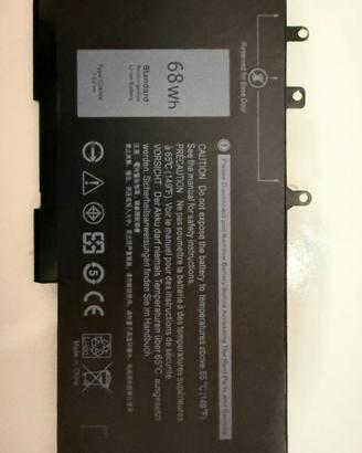 7.6V 68Wh GJKNX Batteria per Dell Latitude