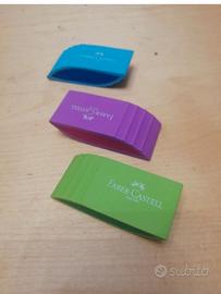 faber-castell Gomma ergonomica colori assortiti