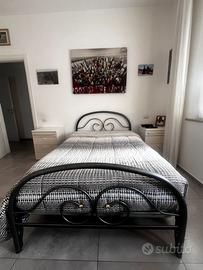 Letto 1 piazza e mezzo in metallo