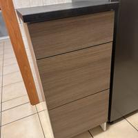 Mobile cucina con 3 cassetti