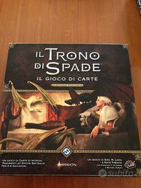 Scatola base del gioco di carte Il Trono di Spade