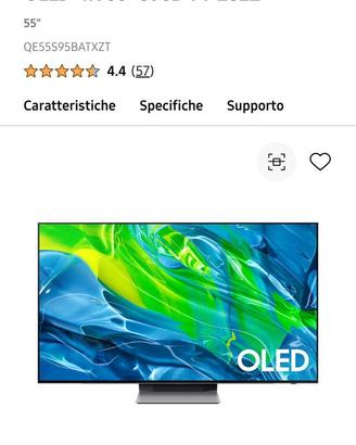 Tv samsung oled s95b modello  2022 55 pollici