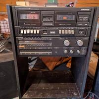 Impianto stereo con giradischi