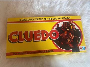 CLUEDO GIOCO DA TAVOLO VINTAGE COMPLETO EG EDITRIC