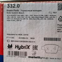 Pastiglie posteriori freni fiat bravo 1.9