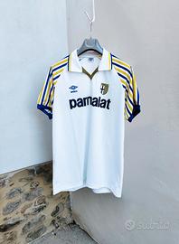 Parma AC 1990-1991 Umbro Home Football Shirt XL
