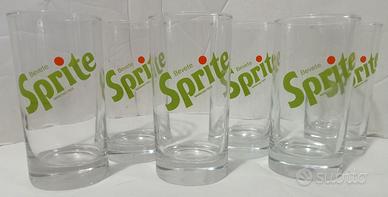 Set Vintage Bicchieri Sprite E Fanta