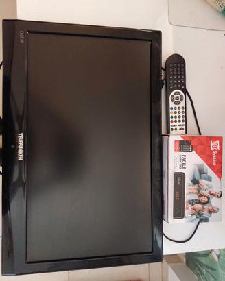Tv Telefunken con telecomando e digitale terrestre