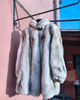 Pelliccia vera volpe Groenlandia artigianale tg.46