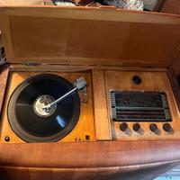 Mobile radio giradischi vintage - legno pregiato
