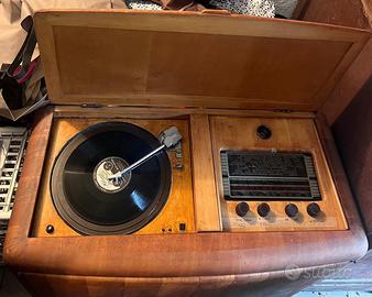 Mobile radio giradischi vintage - legno pregiato