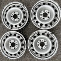 4 - CERCHI IN LAMIERA BMW 6,5X16 5X120 ET46 CB72,6