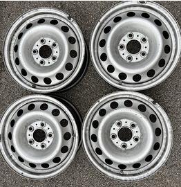 4 - CERCHI IN LAMIERA BMW 6,5X16 5X120 ET46 CB72,6