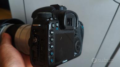 Canon 7D fotocamera con difetto