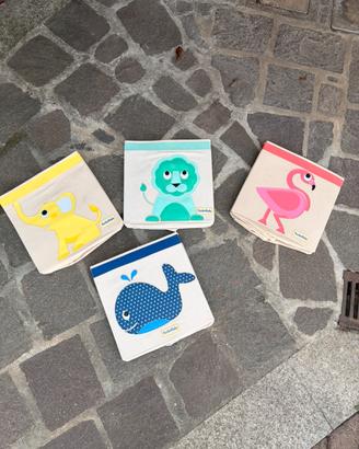 Set 4 Porta giochi rocket baby
