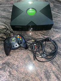 Console Xbox Classic con controller
