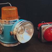 2 lampade portatili anni 50