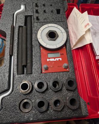 Prova impianti tasselli hilti 