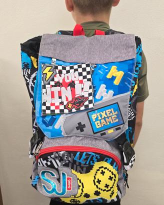 Zaino Scuola Seven Maschio Videogame