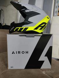 Casco airoh wraaaap reoladed yellow matt TG M