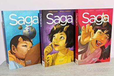 SAGA DELUXE COMPLETA 1 2 3 DI BAO PUBLISHING NUOVI