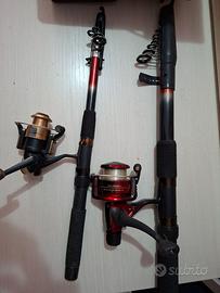 Canna da pesca e mulinello