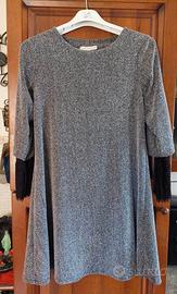 VESTITO DONNA A  MAGLINA  ELASTICIZZATA  CAMPANA