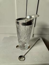 Accessori da bar in cristallo, anni 40-60