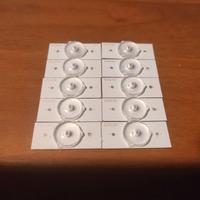 3V SMD Lampada perline con lente ottica 10pz