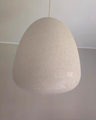 Lampadario vetro smerigliato