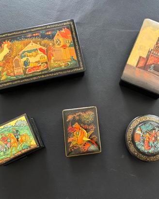 Miniature russe scatolette
