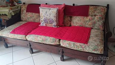 DIVANO LETTO STILE OLD AMERICA   "PIZZETTI"