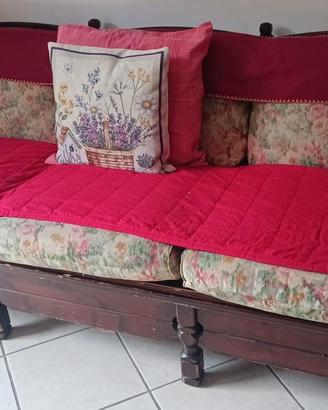 DIVANO LETTO STILE OLD AMERICA   "PIZZETTI"