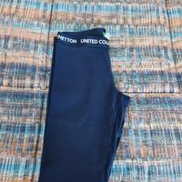 leggings blu scuro Benetton tg. 11-12 anni