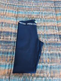 leggings blu scuro Benetton tg. 11-12 anni