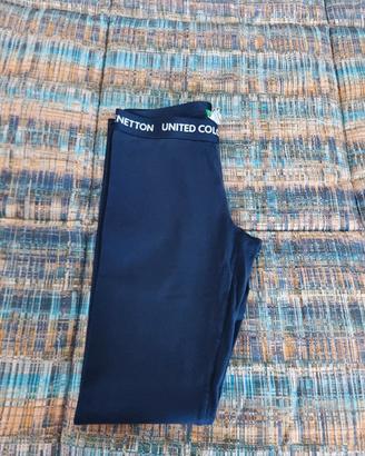 leggings blu scuro Benetton tg. 11-12 anni