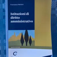 Libro "Istituzioni di diritto amministrativo"