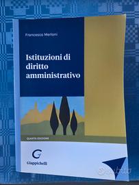 Libro "Istituzioni di diritto amministrativo"
