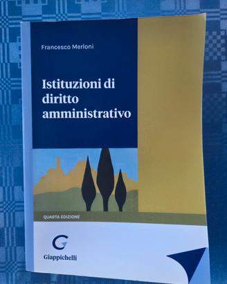 Libro "Istituzioni di diritto amministrativo"