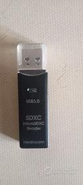 Lettore e scrittore Memory Card SD USB 3.0